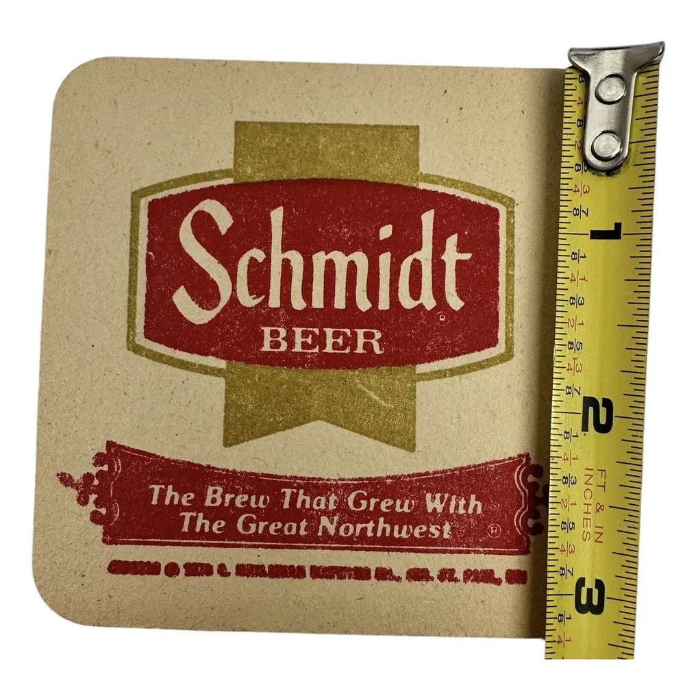 40 Vintage Stack SCHMIDT BEER‎ NOS Beer Bar Pub Drink Coasters Heileman Brewing